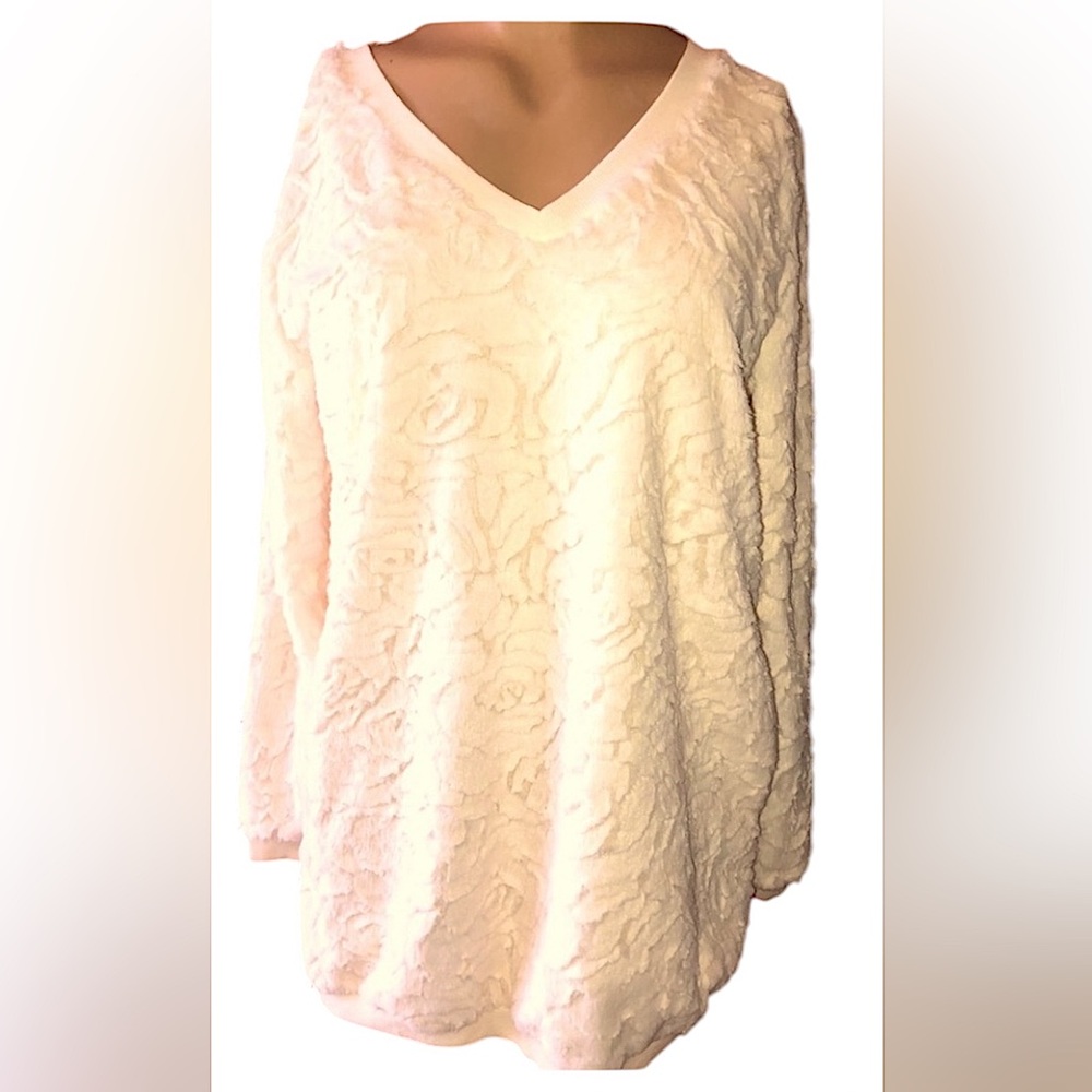 V-neck Furry Top